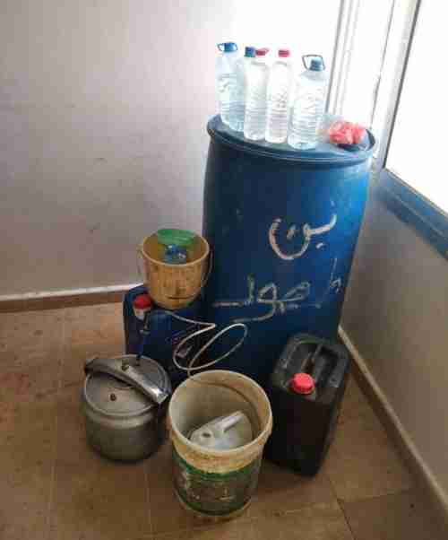 ضبط مصنع خمر بلدي في المعلا 