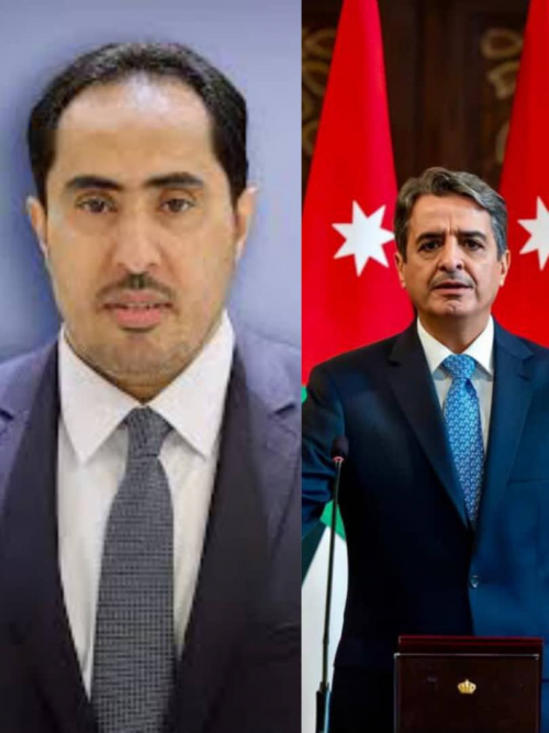 البكري يهنئ عفاش بمناسبة تعيينه وزيرًا للشباب بالأردن