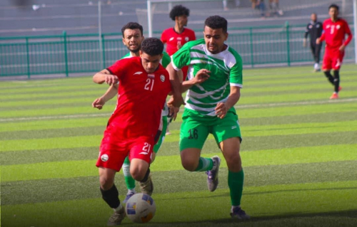 منتخب الشباب يتعادل مع اليرموك وديًا استعدادًا لكأس الخليج