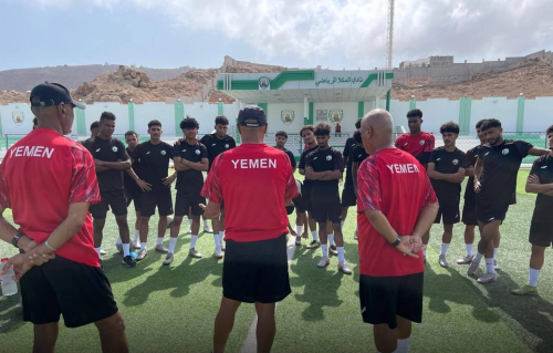 منتخب تحت 23 سنة يواجه شعب حضرموت غدا الإثنين 