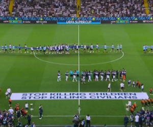 "أوقفوا قتل الأطفال".. لافتة كأس السوبر الأوروبي تغضب إسرائيل