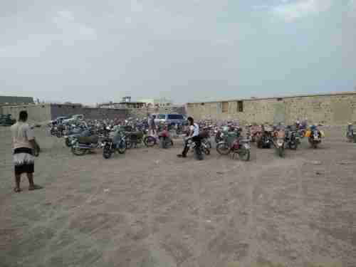   القوات الخاصة في لحج تقوم بحملة امنية على الدراجات النارية الغير مرقمة