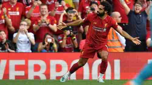 ليفربول يحتفي بالهدف الرائع لمحمد صلاح (فيديو)
