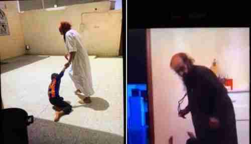 شاهد: تسريب صور جديدة لرجل متهم بتعنيف “ابن طليقته” وترقب لمصير الطفل