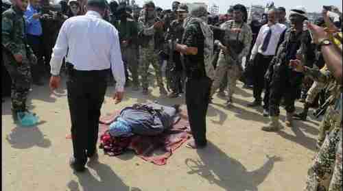 تنفيذ حكم إعدام قاتلة طفل البساتين في عدن ( صورة )   