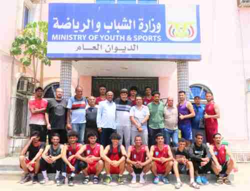 وزارة الشباب والرياضة تودع سلة الميناء المشاركة في بطولة الأندية العربية 