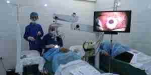 مؤسسة بازرعة تدشن إجراء العمليات الجراحية في المخيم الطبي السابع عشر لطب وجراحة العيون بعدن