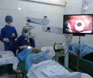 مؤسسة بازرعة تدشن إجراء العمليات الجراحية في المخيم الطبي السابع عشر لطب وجراحة العيون بعدن