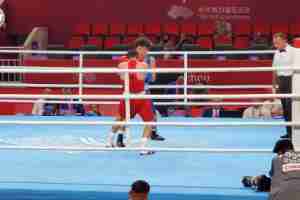 الحظ يعاند قرناص الملاكمة في مواجهته أمام منغوليا في دورة الألعاب الآسيوية