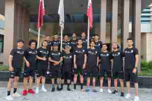 بعثة نادي وحدة صنعاء لكرة السلة تصل الدوحة بعد رحلة 40 ساعة