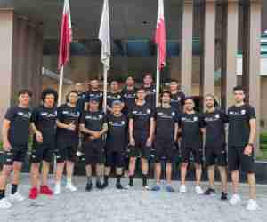 بعثة نادي وحدة صنعاء لكرة السلة تصل الدوحة بعد رحلة 40 ساعة