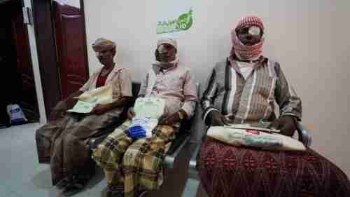 العون المباشر تكافح العمى في سيئون اليمنية بمخيم طبي مجاني