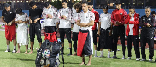 المنتخب الوطني يجري تدريباته في الكويت استعداداً للقاء الإياب امام بروناي