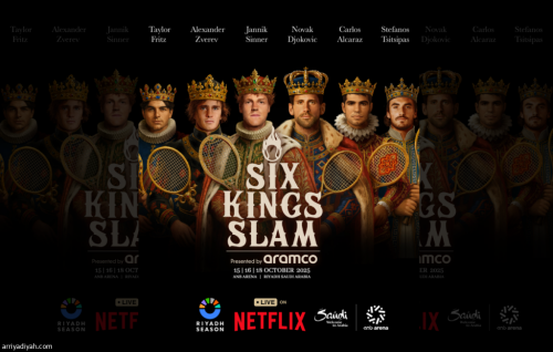 بمشاركة عمالقة التنس.. الأربعاء انطلاق «Six Kings Slam»