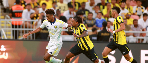 كلاسيكو النصر والاتحاد بصافرة محلية