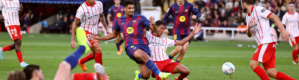 بالقاتل.. أراوخو ينقذ برشلونة من عقبة جيرونا