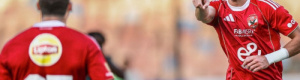 الأهلي يتصدر بثنائية الاتحاد السكندري