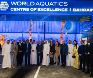الاتحاد الدولي للألعاب المائية يفتتح مركز التميّز في جامعة التكنولوجيا البحرين