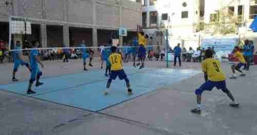الميناء يتصدر دوري الكرة الطائرة لأندية محافظة عدن لفئة الكبار