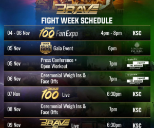 البحرين تستعد لاستضافة النسخة المئوية التاريخية من بطولة BRAVE 100