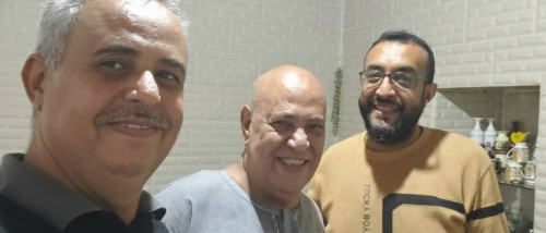 الصحفي مطر الفتيح يطمئن على صحة الإعلامي القدير عبدالسلام فارع بعد رحلة علاجية في مصر