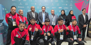 وزير الشباب والرياضة يزور البعثة اليمنية المشاركة في العاب التضامن الإسلامي في الرياض