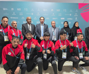 وزير الشباب والرياضة يزور البعثة اليمنية المشاركة في العاب التضامن الإسلامي في الرياض