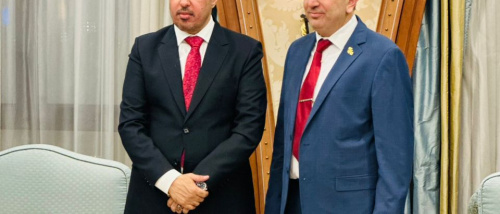 وزير الشباب والرياضة يبحث مع نظيره السوري اوجه التعاون المشترك