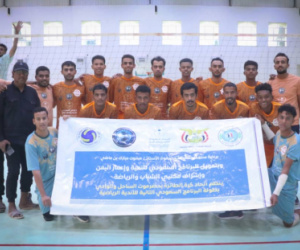 في بطولة البرنامج السعودي : طائرة الاتفاق بالحوطة تتغلب على البرق بتريم في تصفيات حضرموت الوادي والصحراء 