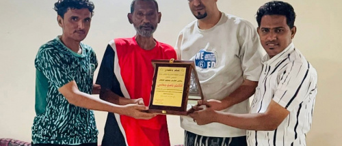 ملتقى بصمة الرياضي الثقافي يكرّم النجم باسل جماعي تقديراً لمسيرته الكروية