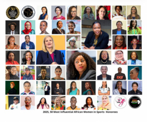 بشرى حجيج تتصدر قائمة أكثر النساء الإفريقيات تأثيرًا في الرياضة لعام 2025