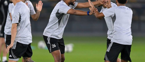 الاماراتي يختتم تحضيراته للقاء العراق بالبصرة في تصفيات المونديال