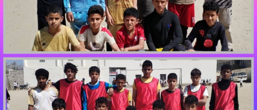 بالثلاثية الصف التاسع يتصدر دوري كرة القدم  بمدرسة الفاروق  يافع لبعوس