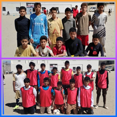 بالثلاثية الصف التاسع يتصدر دوري كرة القدم  بمدرسة الفاروق  يافع لبعوس