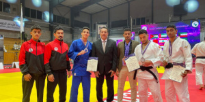 ثلاث ميداليات لليمن في بطولة غرب آسيا للجودو