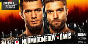 دبي تستضيف نزال بطولة العالم للوزن الخفيف بين نور محمدوف وديفيس