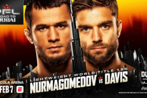 دبي تستضيف نزال بطولة العالم للوزن الخفيف بين نور محمدوف وديفيس