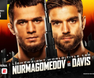 دبي تستضيف نزال بطولة العالم للوزن الخفيف بين نور محمدوف وديفيس