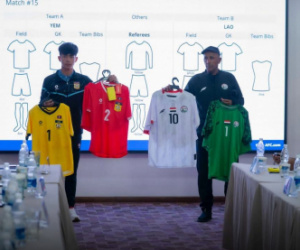 منتخب اليمن يختتم استعداداته لمواجهة قيرغيزستان غداً في افتتاح التصفيات الآسيوية للناشئين 