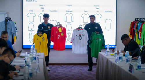 منتخب اليمن يختتم استعداداته لمواجهة قيرغيزستان غداً في افتتاح التصفيات الآسيوية للناشئين 