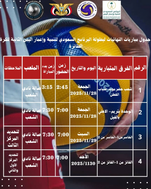 برعاية المحافظ بن ماضي وتمويل البرنامج السعودي لتنمية وإعمار اليمن