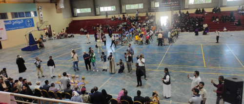 البكري يشهد تتويج منتخب صنعاء "رجال وسيدات" بلقب البطولة الوطنية الأولى لكرة السلة للكراسي المتحركة