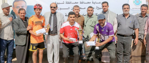 برعاية المحافظ بن الوزير.. تضامن عتق يتوج بطلاً للدراجات الهوائية لأندية شبوة، وانطلاق حطيب وصيفاً، والصمود الصعيد ثالثاً