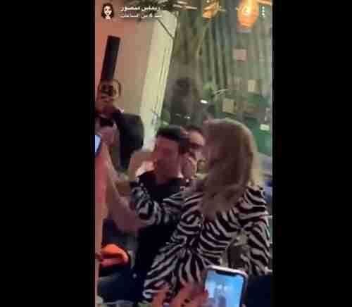 شاهد.. مقطع فيديو مايا دياب وهي تتراقص بجانب سعد الصغير، وسط حضور عدد من الجماهير