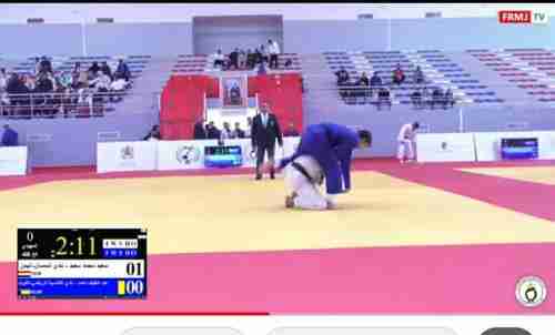 سعيد  يفوز على لاعب الكويت في بطولة العرب للجودو 