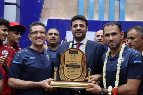 كاك بنك" يكرم بعثة المنتخب اليمني للناشئين  بعد استقبال قيادته لهم بعدن..(صور)