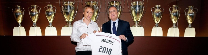 مودريتش باقٍ في ريال مدريد حتى 2018