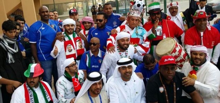 مشجّع يمني يفقد وعيه بعد هدفي الكويت في مرمى المنتخب الإماراتي