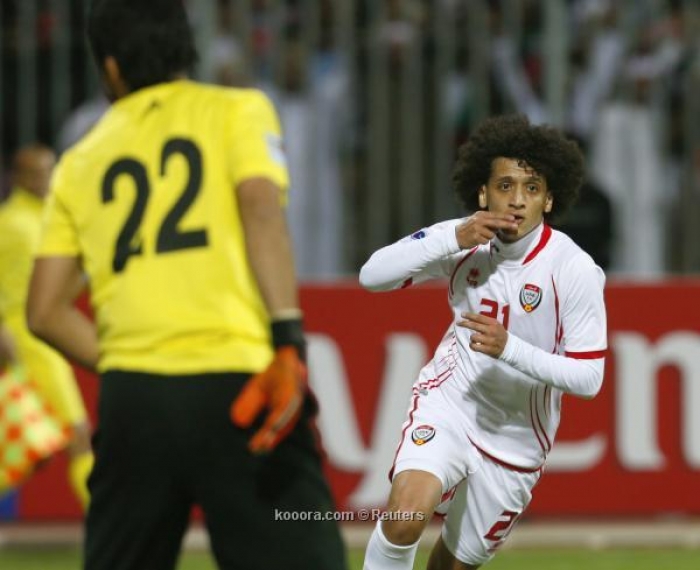 اصابة عموري تقلق الامارات قبل كأس آسيا