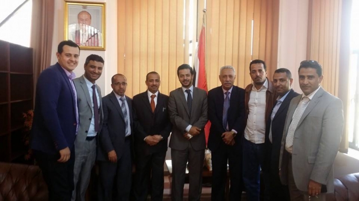 وزير الشباب والرياضة يلتقي إدارة نادي اليرموك